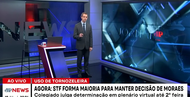 AGORA: STF forma maioria para manter decisão de Moraes sobre Bolsonaro
