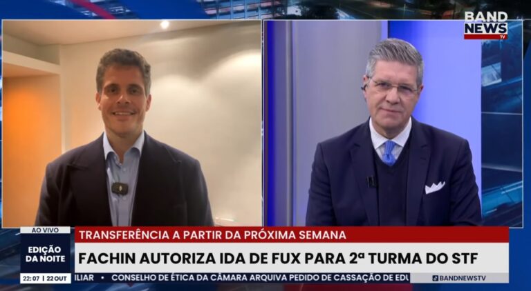 Fachin autoriza ida de Fux para Segunda Turma do STF | BandNews TV