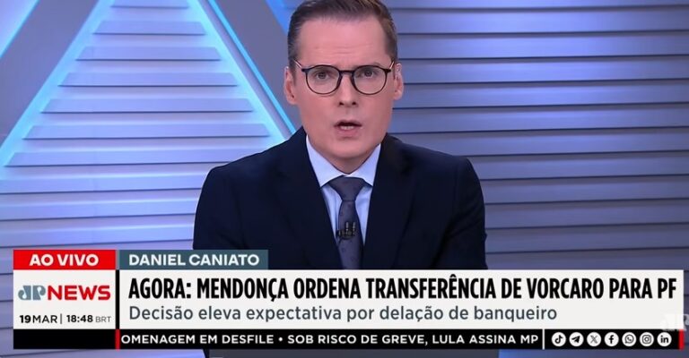 AGORA: Vorcaro é transferido para PF e pode fechar delação
