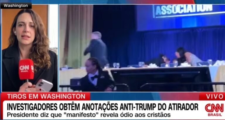 Tiros em Washington: Investigadores obtêm anotações anti-Trump do suspeito | AGORA CNN