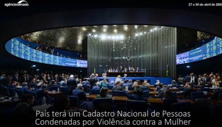 Senado Aprova: Cadastro nacional de condenados por violência contra mulheres